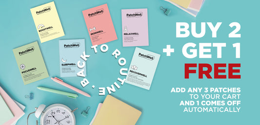 Back to Routine: Buy 2 Get 1 Free Vitamin Patches | PatchWell